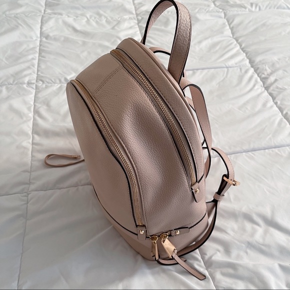 Michael Kors Rhea medium zip leather backpack - pink - Picture 5 of 9